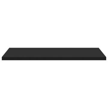 Bookshelf Boards 4 pcs Black 40x50 cm - Hipomarket