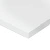 High Gloss White Bookshelf Boards - 4pcs | 40x20 cm