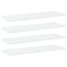 Bookshelf Boards 4 pcs White 60x20x1.5 cm Engineered Wood Colour white Size 60 x 20 x 1.5 cm Quantity in Package 4 