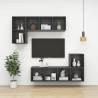 Grey Wall Cabinet 37x37 cm | Engineered Wood Storage Solution