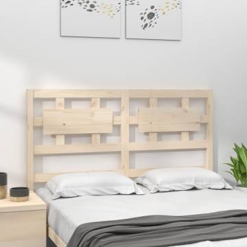 Stylish Solid Wood Pine Bed Headboard - 140.5x4x100 cm