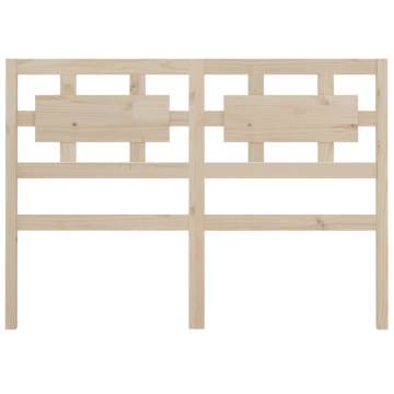 Stylish Solid Wood Pine Bed Headboard - 140.5x4x100 cm