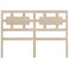 Stylish Solid Wood Pine Bed Headboard - 140.5x4x100 cm