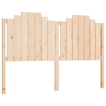 Stylish Solid Wood Pine Bed Headboard - 156x4x110 cm