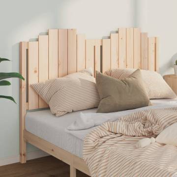 Stylish Solid Wood Pine Bed Headboard - 156x4x110 cm