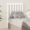 Bed Headboard White 81x6x101 cm Solid Wood Pine Colour white Size 81 x 101 cm Quantity in Package 1 