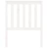 Stylish White Pine Bed Headboard | 81x6x101 cm