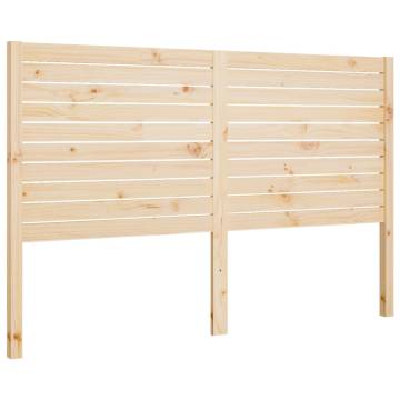 Stylish Solid Pine Bed Headboard - 156x4x100 cm