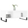 Elegant White Coffee Table - 90x50x36.5 cm | Hipomarket