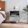 Bedside Cabinet Concrete Grey 40x35x50 cm Engineered Wood Colour concrete grey Quantity in Package 1 