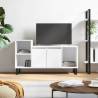 TV Cabinet White 100x35x55 cm Engineered Wood Colour white Quantity in Package 1 