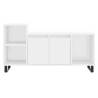 Stylish White TV Cabinet - 100x35x55 cm Engineered Wood