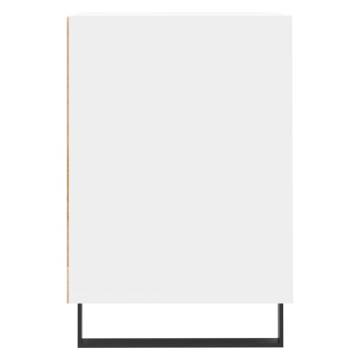 Stylish White TV Cabinet - 100x35x55 cm Engineered Wood