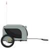 Pet Bike Trailer - Grey & Black Oxford Fabric | HipoMarket