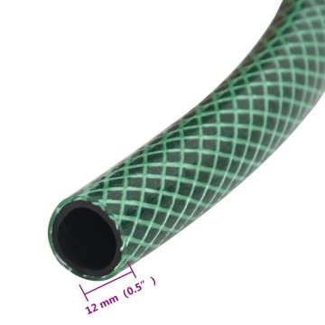 Durable 30m Green PVC Garden Hose - Flexible & Efficient Irrigation