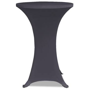 Anthracite Stretch Table Cover Set - 4 pcs | Hipo Market