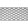 Outdoor Rug Grey & White 100x200 cm - Reversible Design