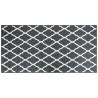 Outdoor Rug Grey & White 100x200 cm - Reversible Design