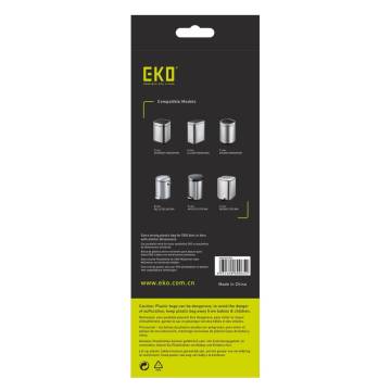 EKO Trash Bag Set B 7-9L - 24x25 pcs White | HipoMarket