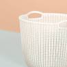 Curver Storage Basket Knit Round L 30L - Creamy White