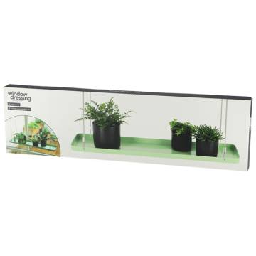 Esschert Design Hanging Plant Tray - Rectangular Green L