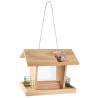 FLAMINGO Hanging Bird Feeder Silo Mado Natural Colour natural 