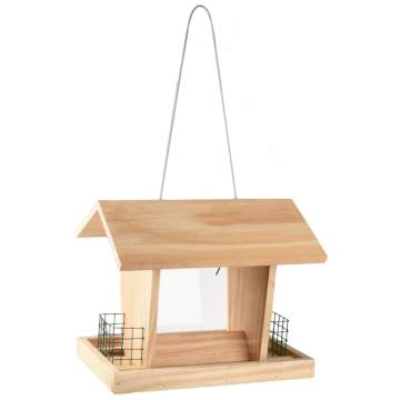 FLAMINGO Hanging Bird Feeder Silo Mado Natural - Invite Beautiful Bird