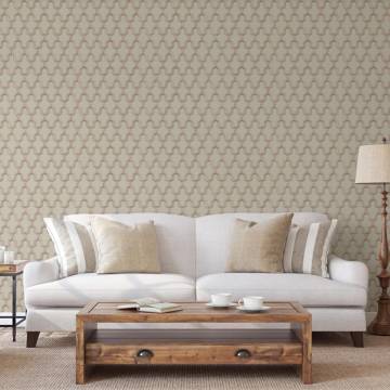 DUTCH WALLCOVERINGS Geometric Gold & Green Wallpaper | Hipomarket