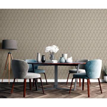 DUTCH WALLCOVERINGS Geometric Gold & Green Wallpaper | Hipomarket