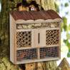 HI Insect Nesting House - Natural Wood Garden Ornament