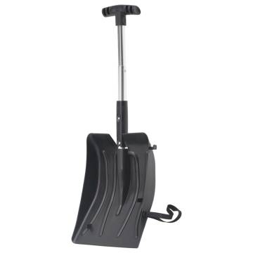 3-in-1 Snow Shovel Kit - Durable Black Aluminum