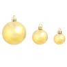 100 Piece Gold Christmas Ball Set - Shatterproof & Stylish