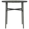 Tea Table Grey 45 cm Poly Rattan - Perfect for Outdoor Spaces