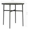 Tea Table Grey 45 cm Poly Rattan - Perfect for Outdoor Spaces