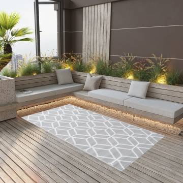 Outdoor Carpet Grey 190x290 cm PP | Stylish Outdoor Living