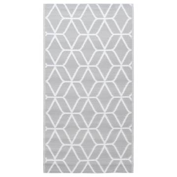 Outdoor Carpet Grey 190x290 cm PP | Stylish Outdoor Living