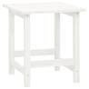 Garden Adirondack Chair with Table - Solid Fir Wood White