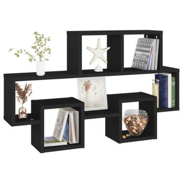 Car-Shaped Wall Shelf - Stylish Black Storage Solution