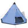 4-Person Tent Blue - Perfect for Camping Adventures!