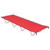 Camping Beds 2 pcs - Foldable & Sturdy - Oxford Fabric Red