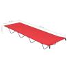 Camping Beds 2 pcs - Foldable & Sturdy - Oxford Fabric Red