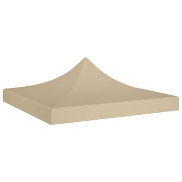 Beige Party Tent Roof 3x3m | Durable & Weather Resistant