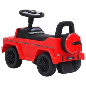 Mercedes-Benz G63 Red Step Car - Ride-On Toy for Kids