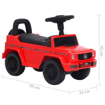 Mercedes-Benz G63 Red Step Car - Ride-On Toy for Kids