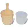 5 Piece Sauna Accessory Set - Bucket, Spoon & More