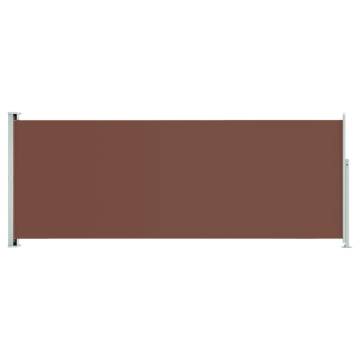 Patio Retractable Side Awning 117x300 cm - Brown | HipoMarket