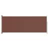 Patio Retractable Side Awning 117x300 cm - Brown | HipoMarket