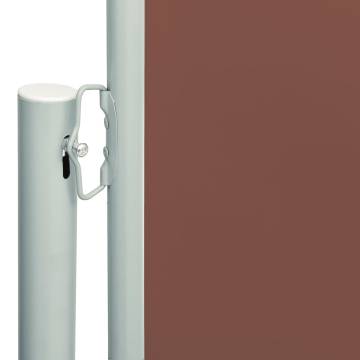 Patio Retractable Side Awning 117x300 cm - Brown | HipoMarket