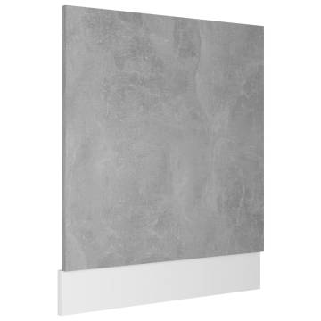 Concrete Grey Dishwasher Panel - 59.5x3x67 cm | HIPOMARKET