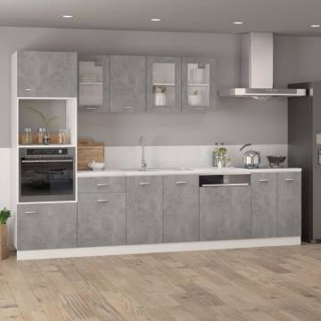 Concrete Grey Dishwasher Panel - 59.5x3x67 cm | HIPOMARKET